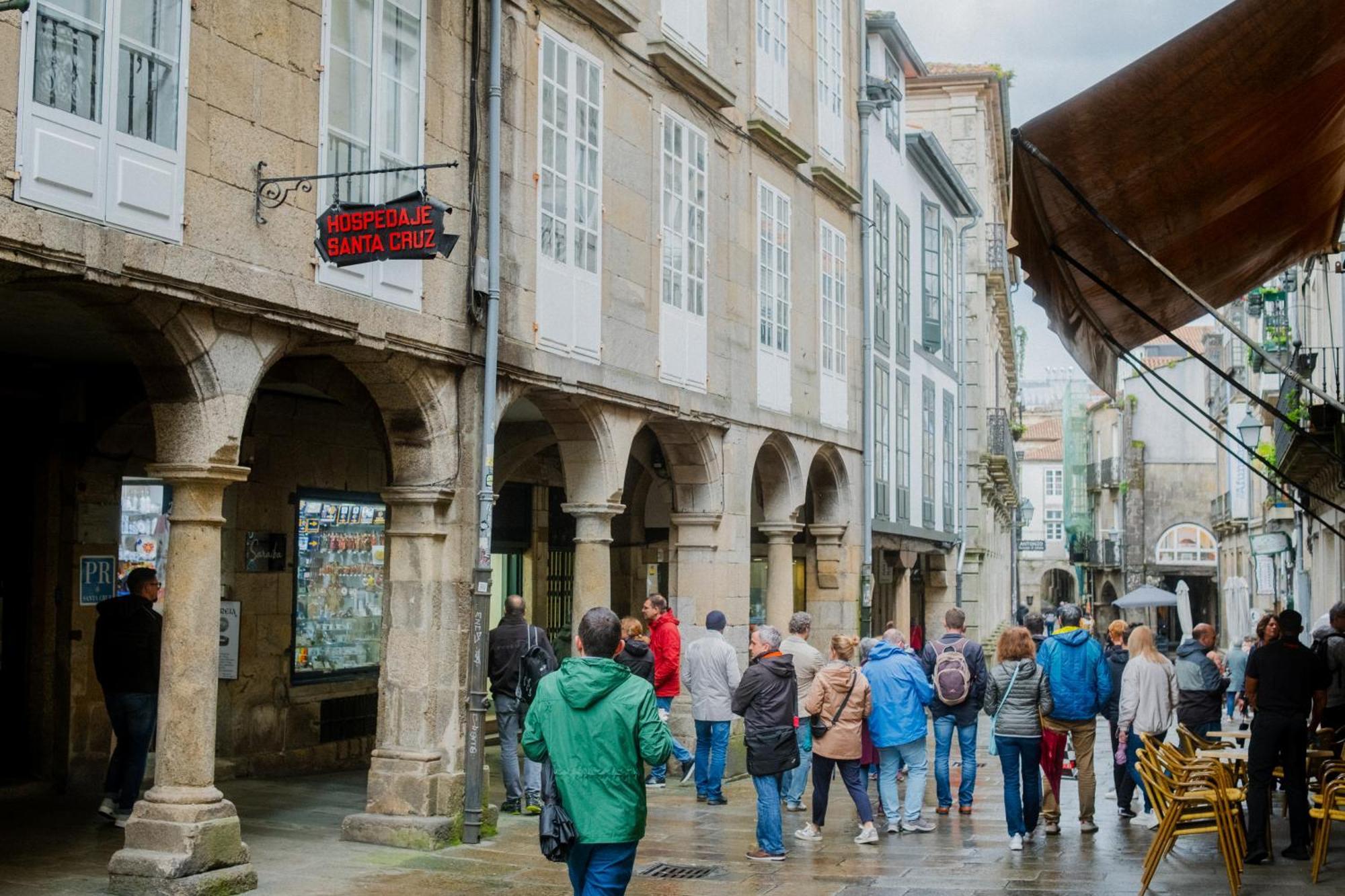 Hostal Santa Cruz Santiago de Compostela Ngoại thất bức ảnh