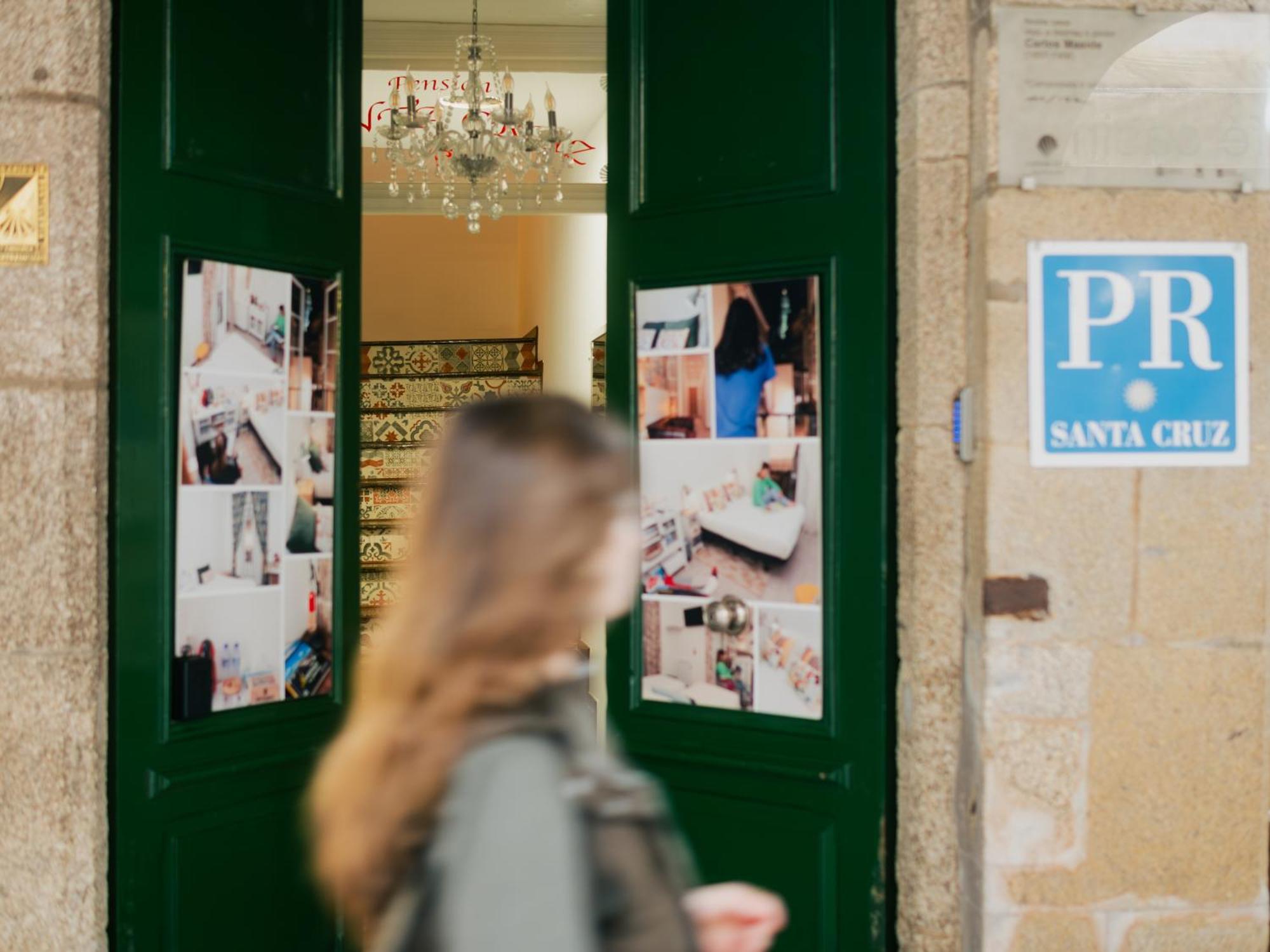 Hostal Santa Cruz Santiago de Compostela Ngoại thất bức ảnh